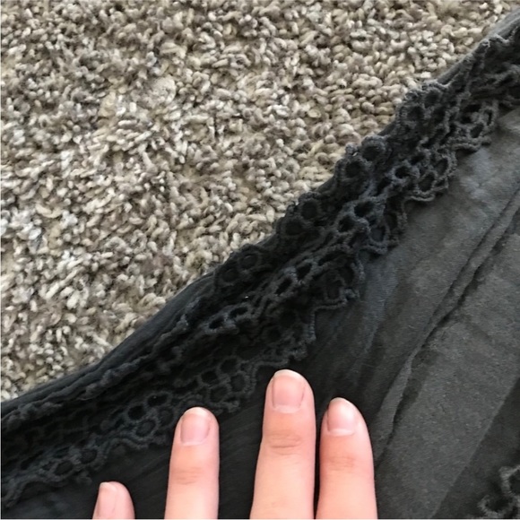 Free People One Ombré Victorian Blouse Lace Small - Picture 5 of 10